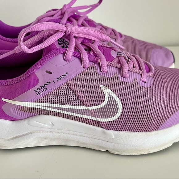 Nike Downshifter 12 Rush Fuchsia Purple 7Y / Women’s 8.5 - Picture 5 of 8